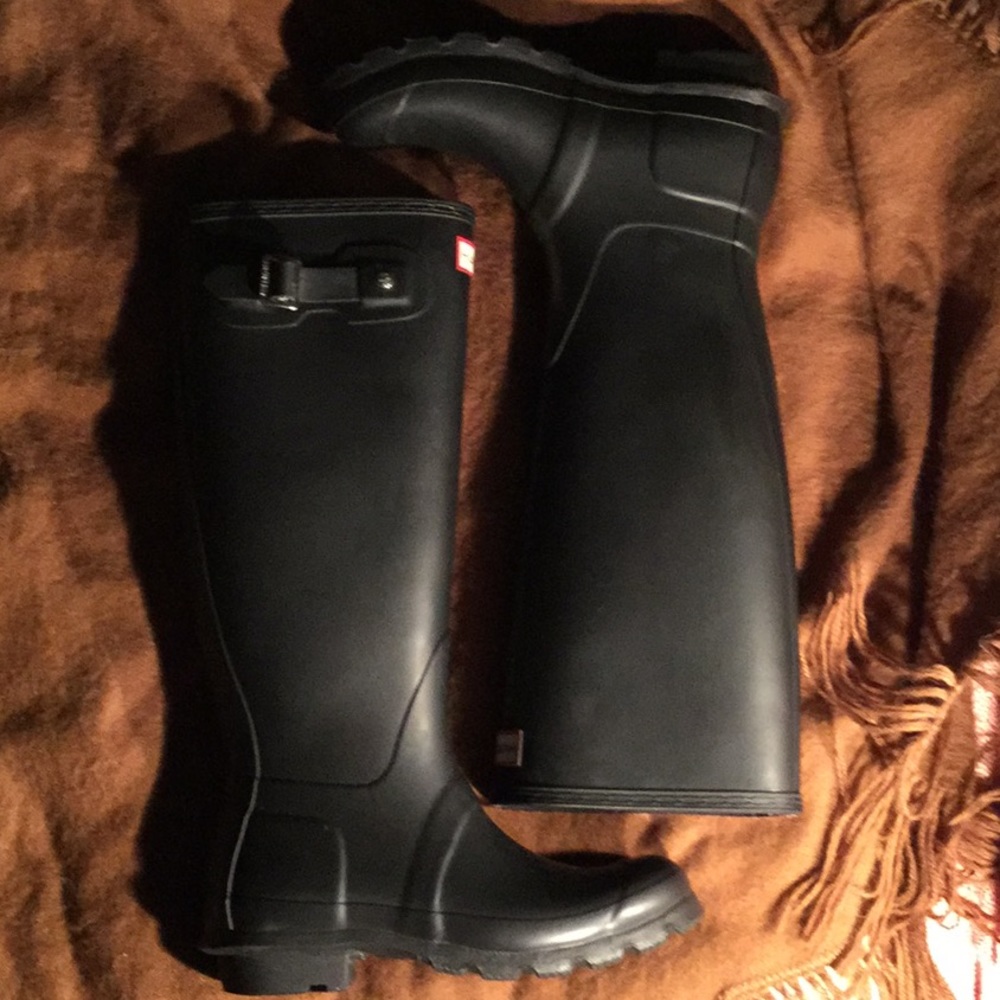 HUNTER original Tall boot Black from Great Britain - Picture 4 of 10